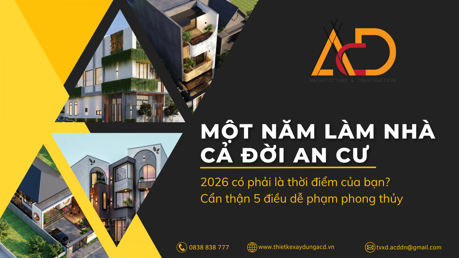 XEM TUỔI LÀM NHÀ 2026 : Những điều kiêng kỵ phong thủy bạn nhất định phải tránh